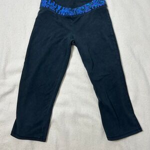 Victoria's Secret PINK VS Yoga Pants Blue Leopard Small small‎ wide leg